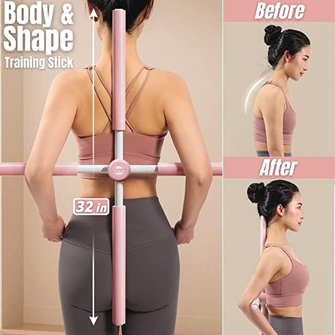 Yoga Hunchback Corrector Adjustable Stainless Steel Body Stick